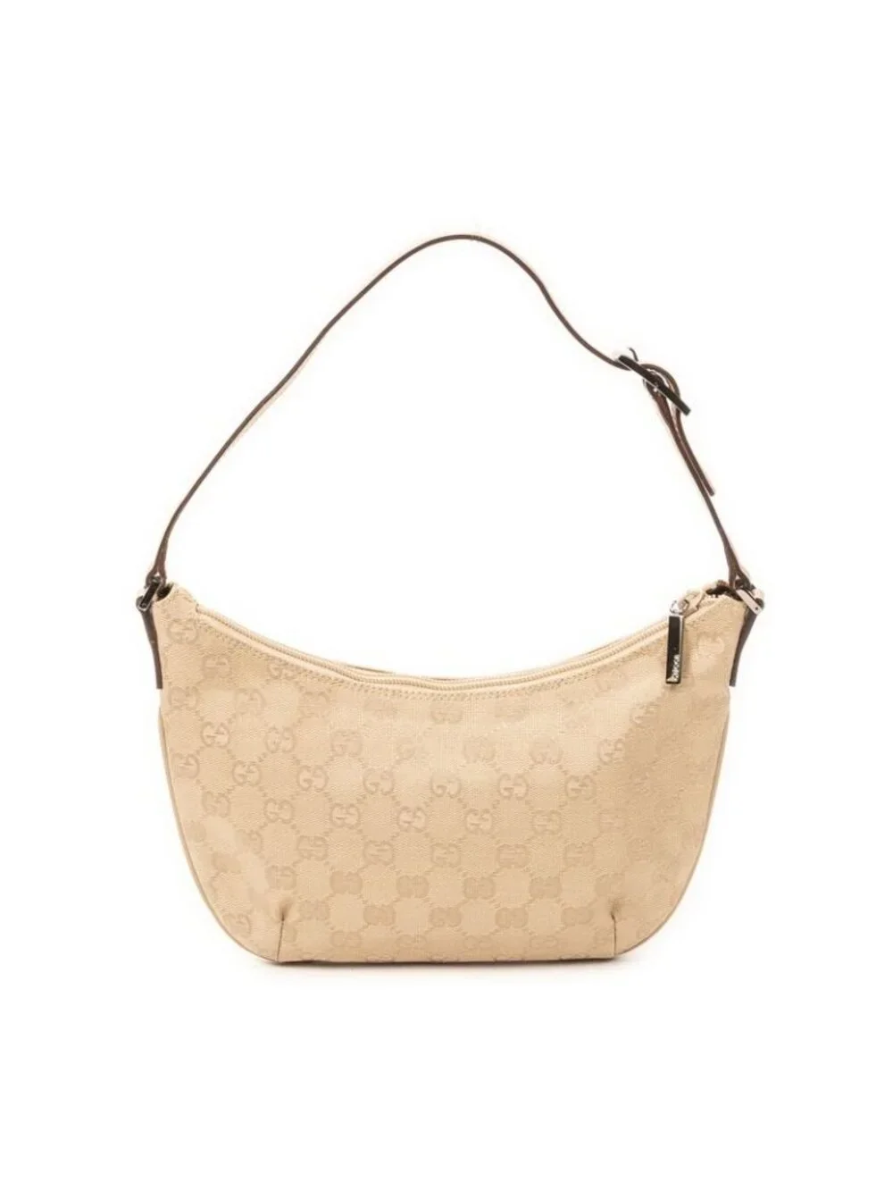 Gucci Pochette Hobo Beige GG Canvas - Picture 5 of 10